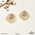 Hyderabadi Earrings-0447 -  Zeesy Earrings - Original Designer Dress - House of Maryam