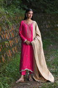 Hue Pret | Farasha Luxury Pret | Fuchsia -  Hue Pret Ladies Clothes - Original Designer Dress - House of Maryam