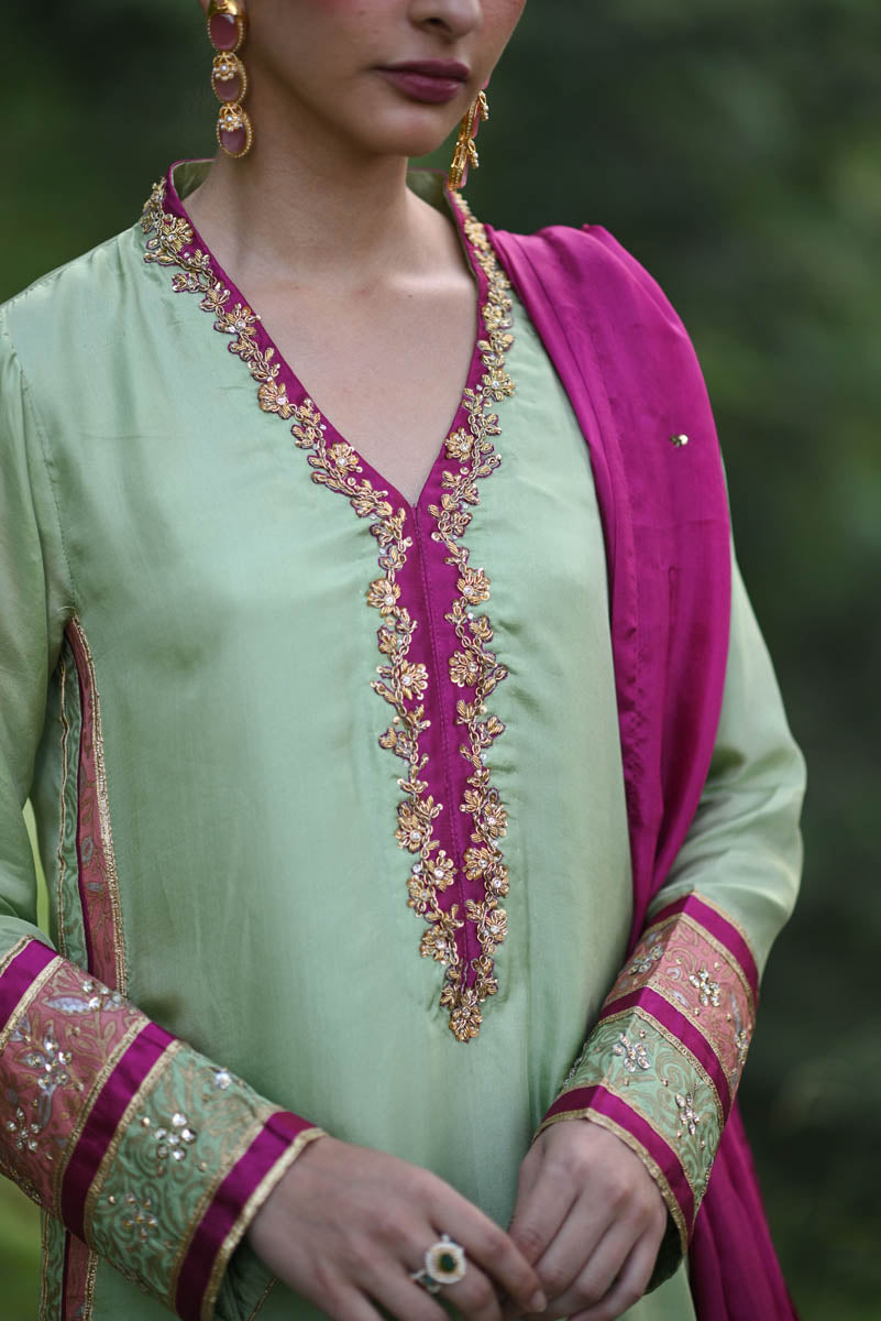 Hue Pret | Farasha Luxury Pret | Mishfa -  Hue Pret Ladies Clothes - Original Designer Dress - House of Maryam