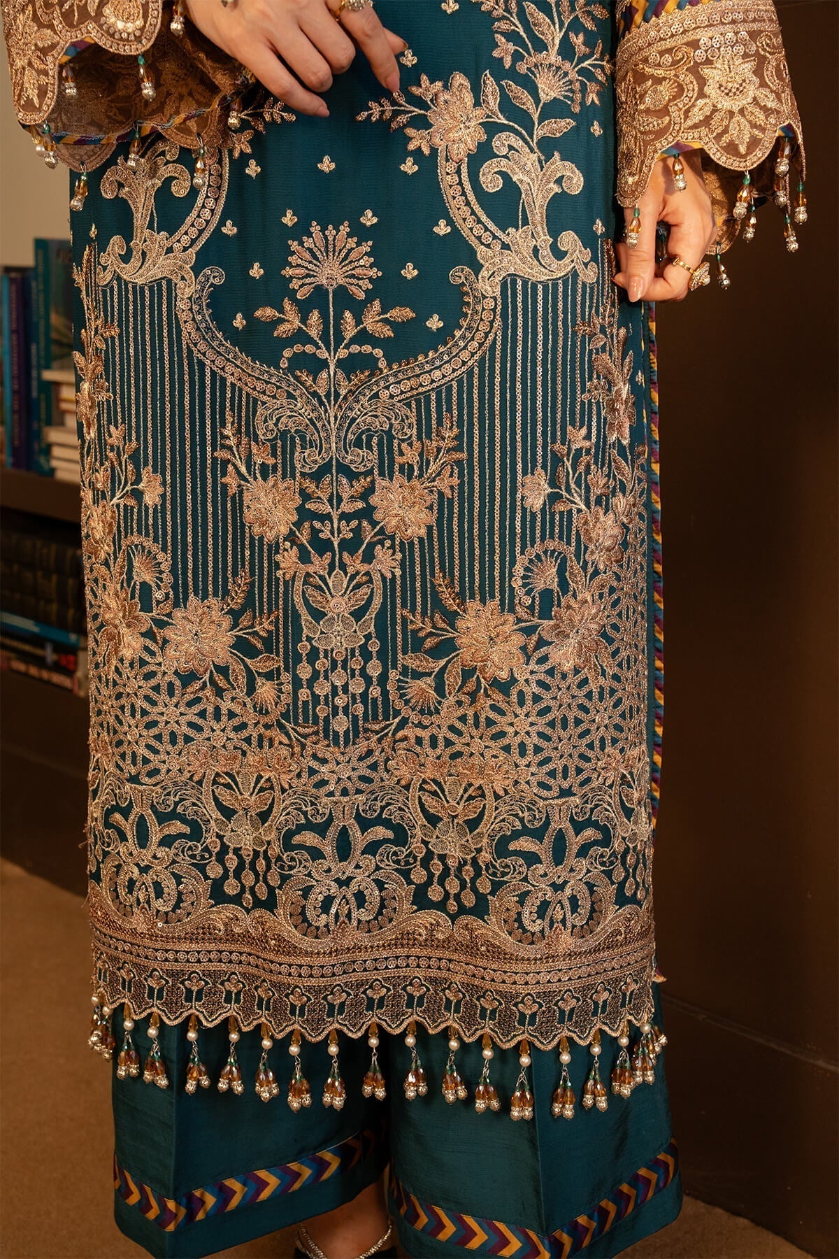 Imrozia Premium | Noor Jahan Formals | I-208 Aaina -  Imrozia Premium Formal - Original Designer Dress - House of Maryam