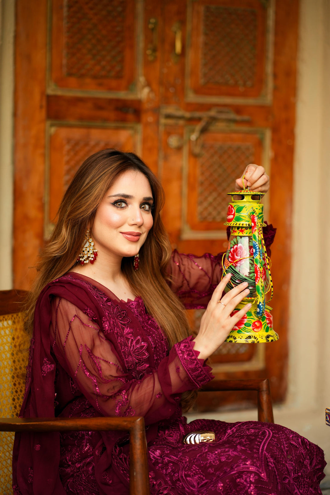 Maryams | Afsaneh Luxury Chiffon | Gulbahar -  Maryams  - Original Designer Dress - House of Maryam