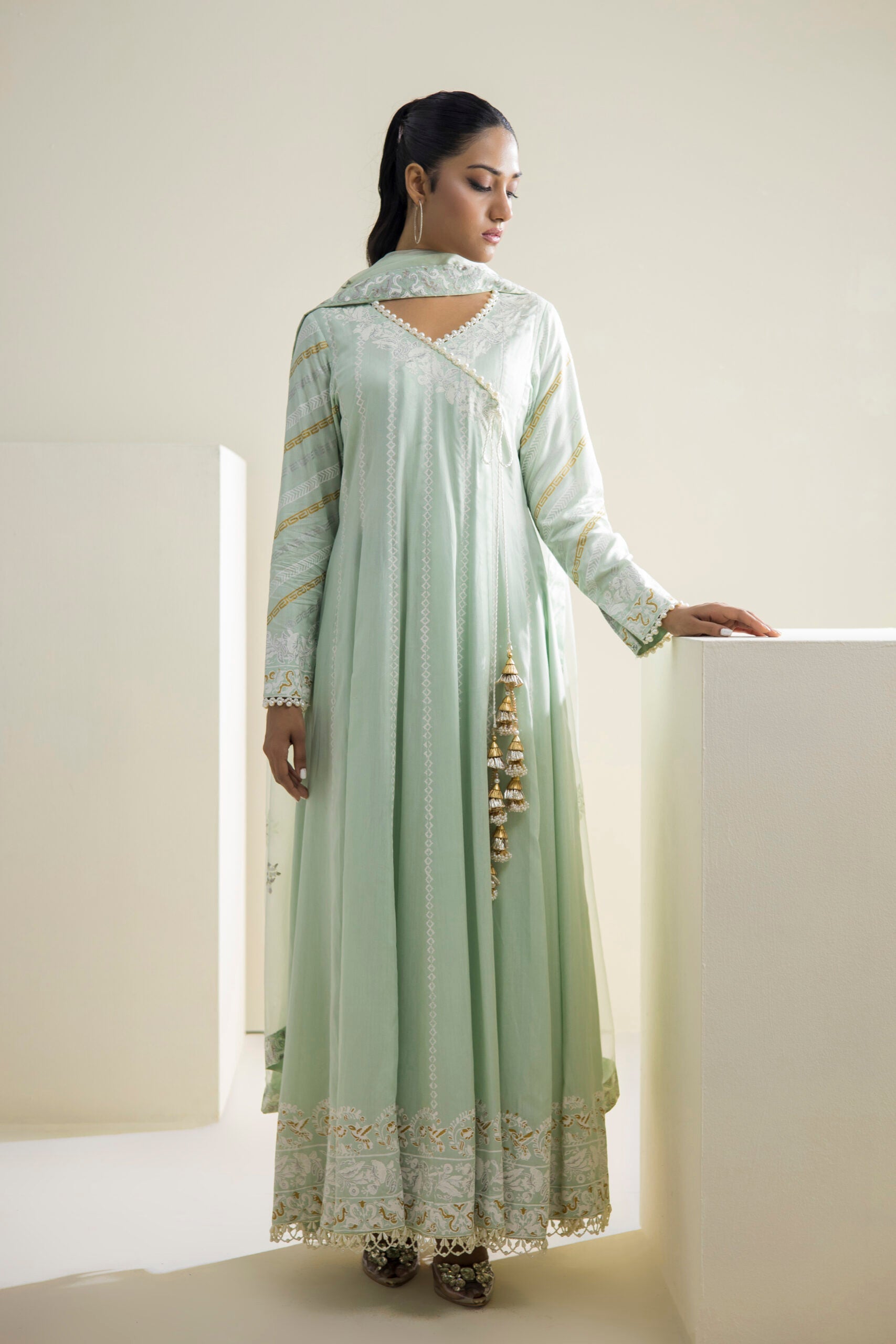 Farhat Jahan | Luxury Pret | Aabroo -  Farhat Jahan Formal - Original Designer Dress - House of Maryam