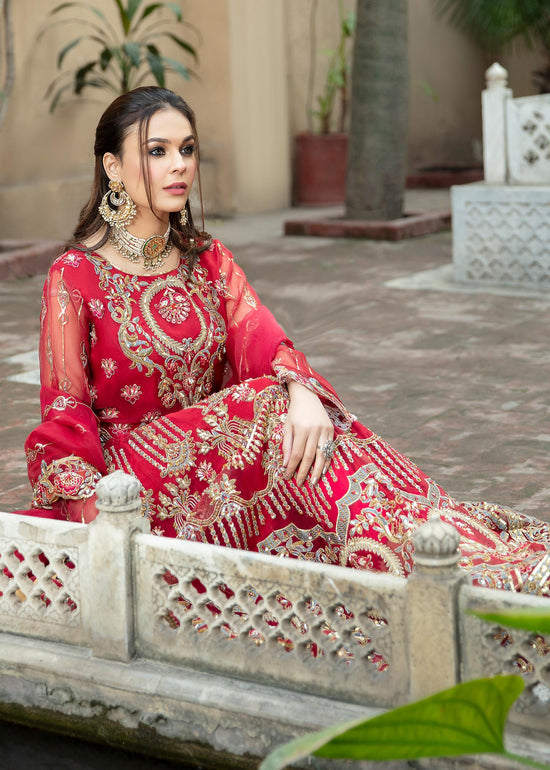 Daud Abbas | Formals Collection | Ruby -  Daud Abbas Formal - Original Designer Dress - House of Maryam