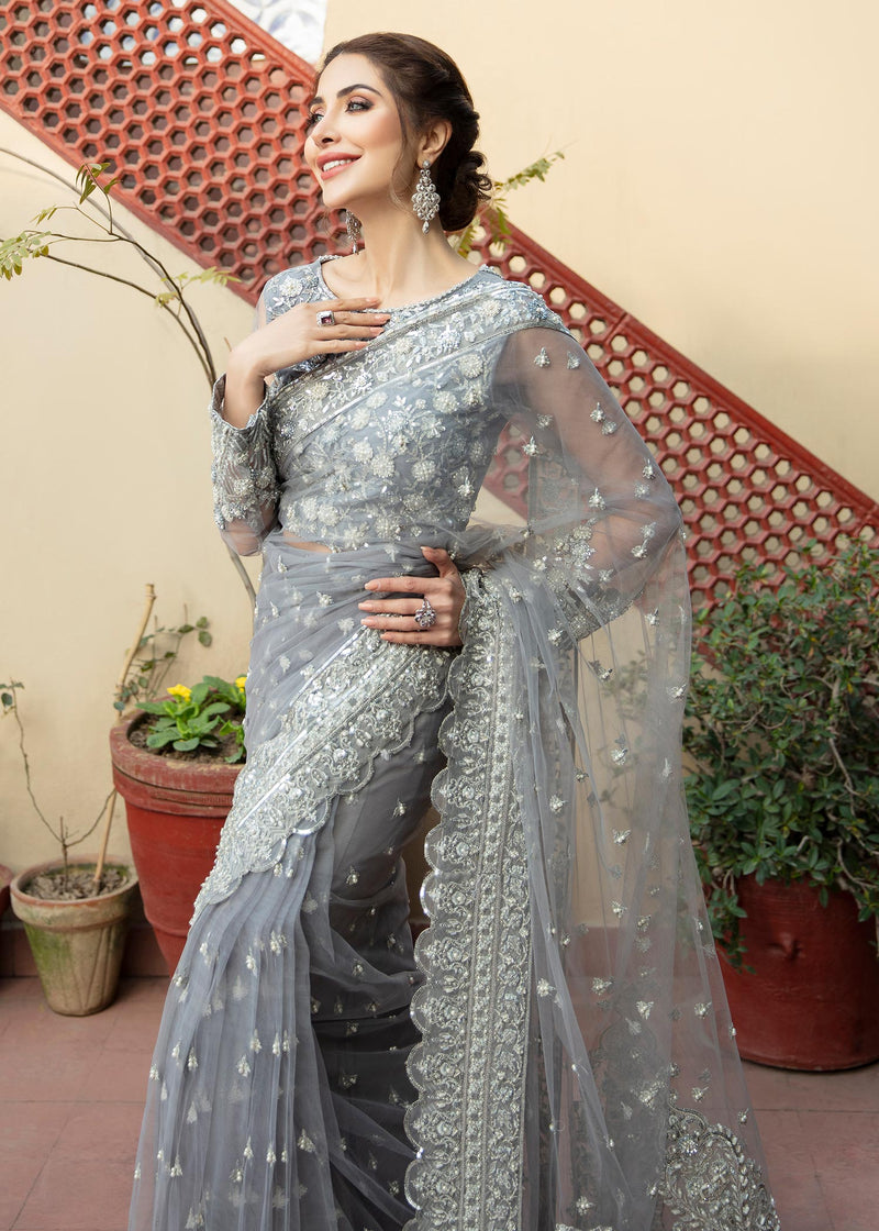 Daud Abbas | Formals Collection | Almas -  Daud Abbas Formal - Original Designer Dress - House of Maryam