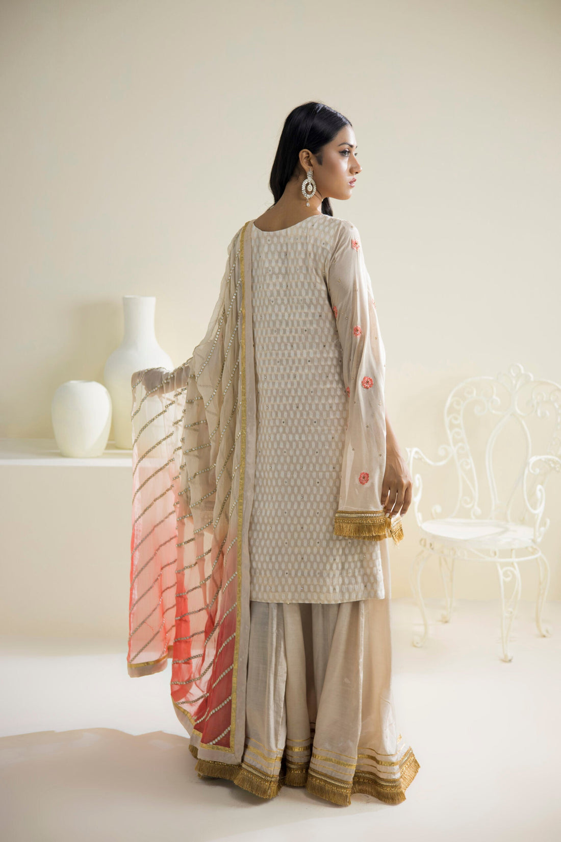 Farhat Jahan | Luxury Pret | Qainaat -  Farhat Jahan Formal - Original Designer Dress - House of Maryam
