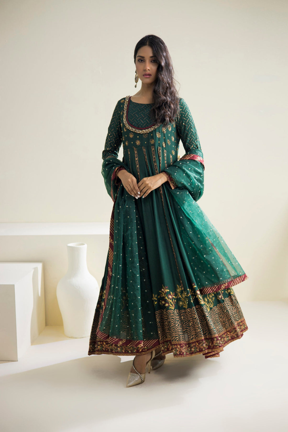 Farhat Jahan | Luxury Pret | Reyah -  Farhat Jahan Formal - Original Designer Dress - House of Maryam