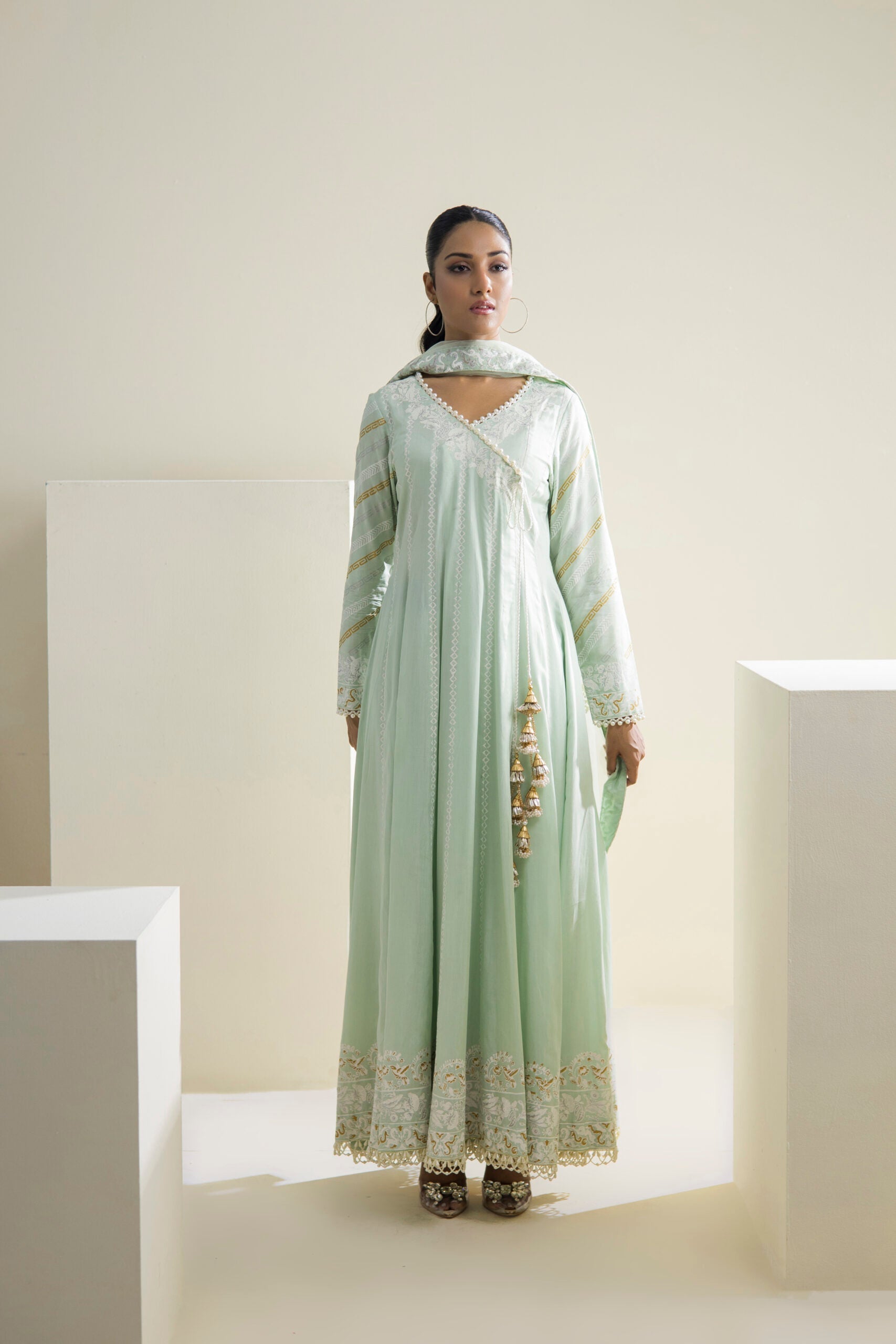Farhat Jahan | Luxury Pret | Aabroo -  Farhat Jahan Formal - Original Designer Dress - House of Maryam