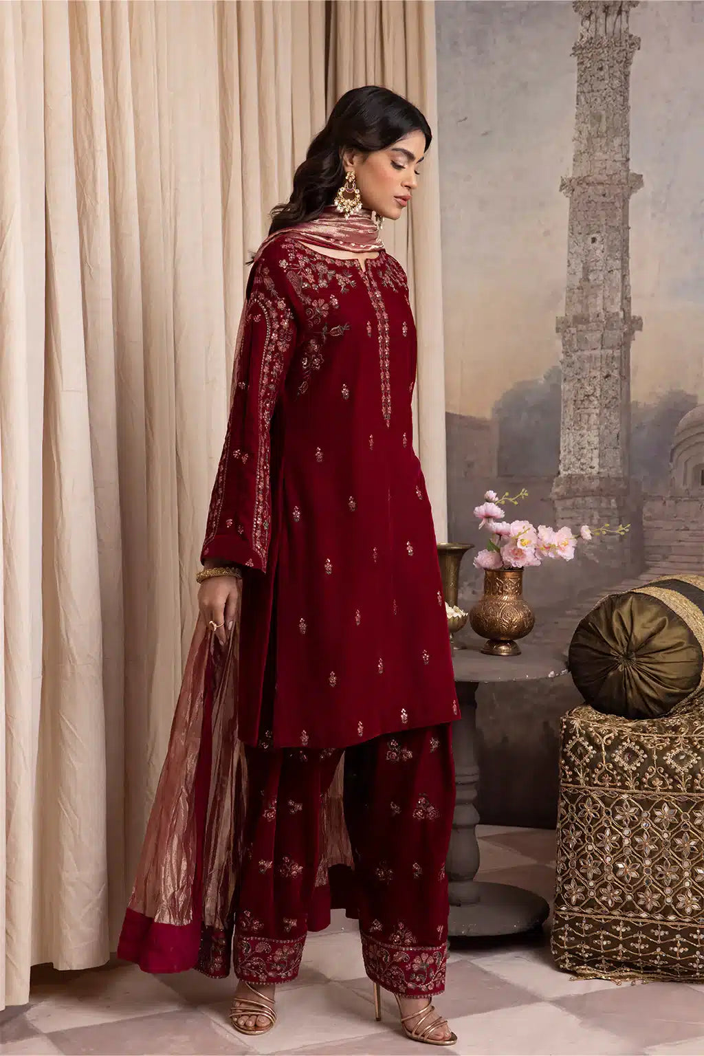 Iznik | Festive Velvet 23 | IV-27 HARF -  Iznik Formal - Original Designer Dress - House of Maryam