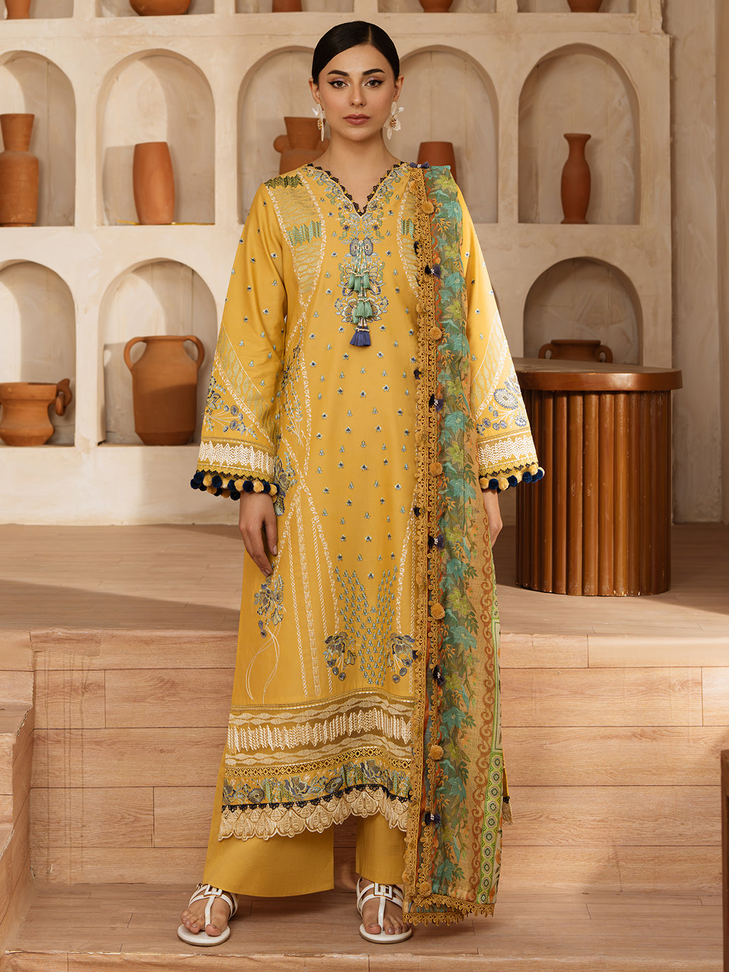 Mahnur | Florence Luxury Lawn 25 | ILENA -  Mahnur Ladies Clothes - Original Designer Dress - House of Maryam