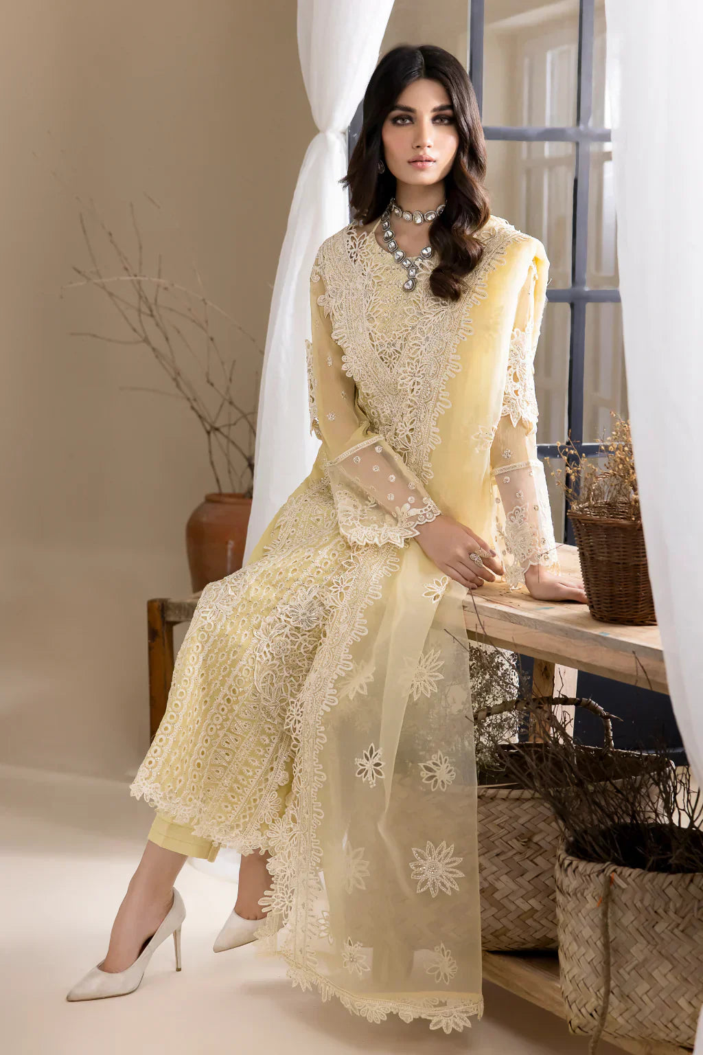 Iznik | Chinnon Chiffon | CC-23 DELILAH -  Iznik Formal - Original Designer Dress - House of Maryam
