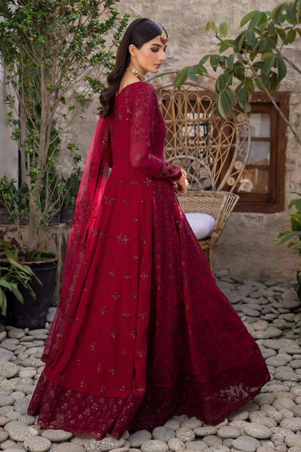Iznik | Chinnon Chiffon | CC-29 ROSALIE -  Iznik Formal - Original Designer Dress - House of Maryam