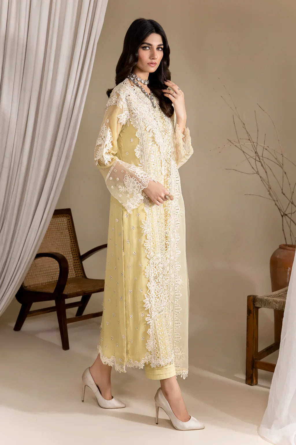 Iznik | Chinnon Chiffon | CC-23 DELILAH -  Iznik Formal - Original Designer Dress - House of Maryam