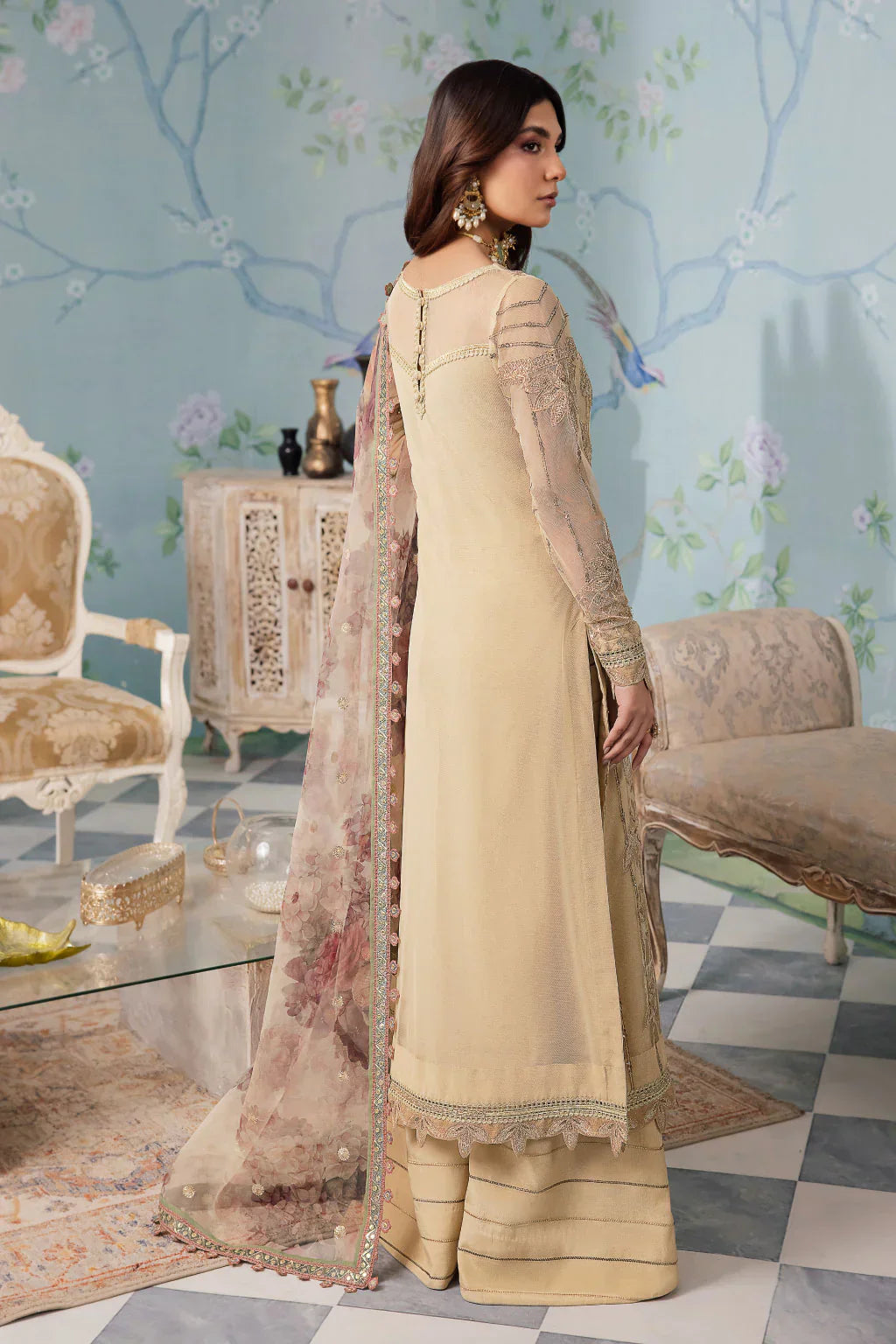 Iznik | Chinnon Chiffon | CC-31 ALYA -  Iznik Formal - Original Designer Dress - House of Maryam