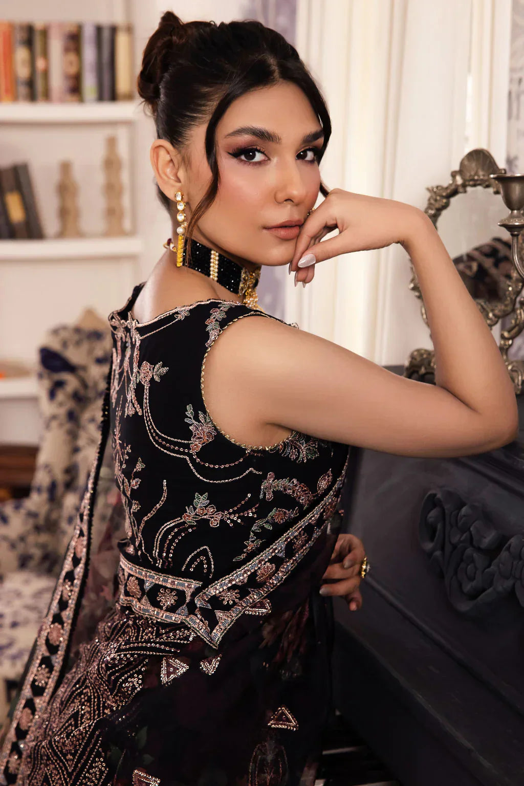Iznik | Chinnon Chiffon | CC-32 KIAH -  Iznik Formal - Original Designer Dress - House of Maryam