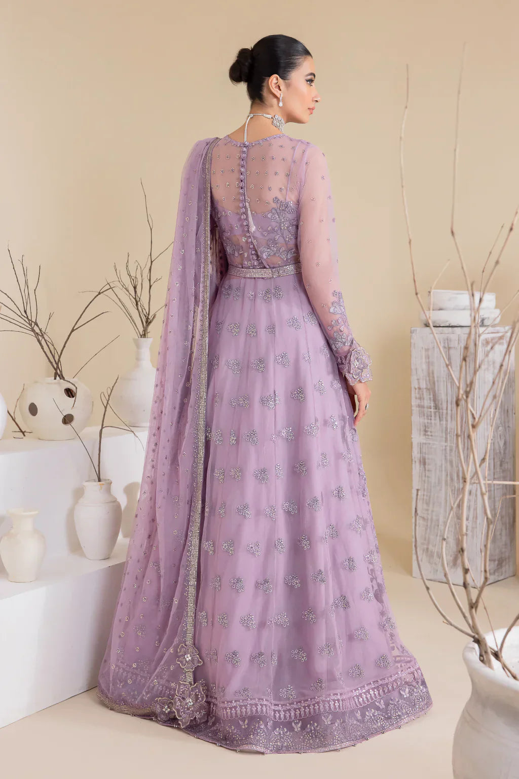 Iznik | Chinnon Chiffon | CC-25 REBECCA -  Iznik Formal - Original Designer Dress - House of Maryam