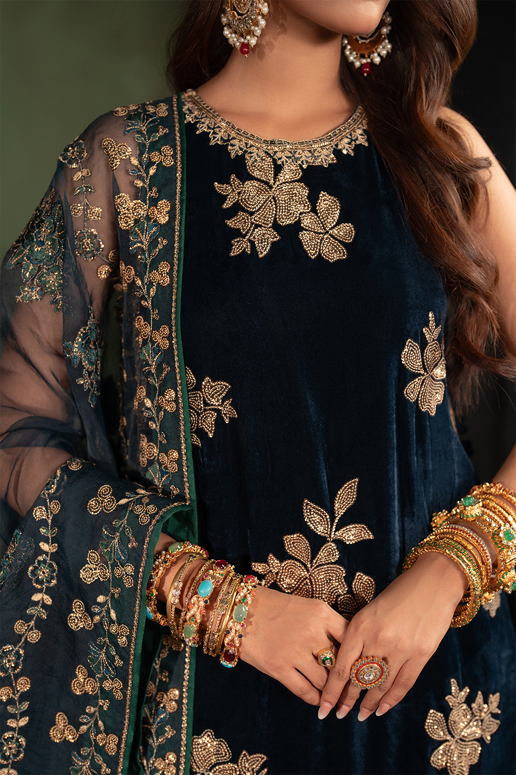 Iznik | Exclusive Velvet | IV-51 -  Iznik Ladies Clothes - Original Designer Dress - House of Maryam