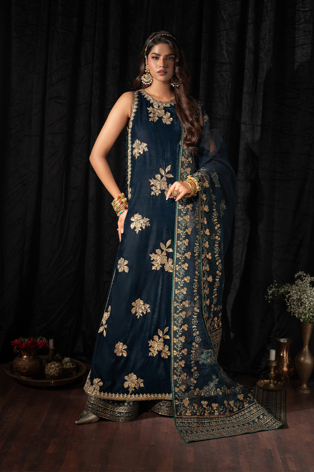 Iznik | Exclusive Velvet | IV-51 -  Iznik Ladies Clothes - Original Designer Dress - House of Maryam