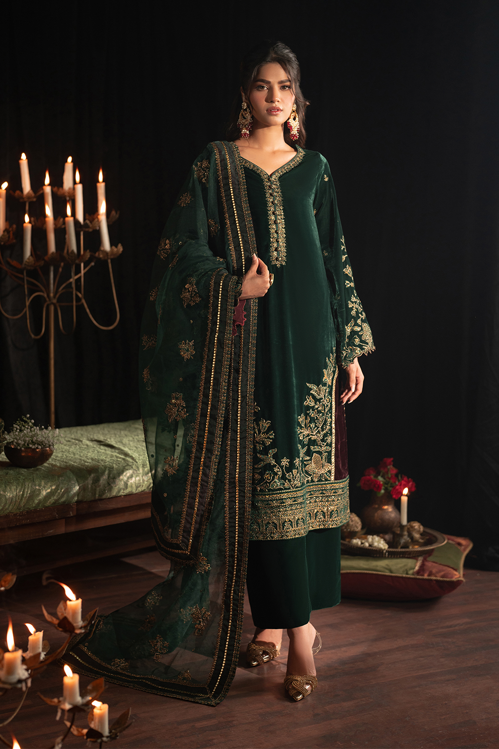 Iznik | Exclusive Velvet | IV-48 -  Iznik Formal - Original Designer Dress - House of Maryam