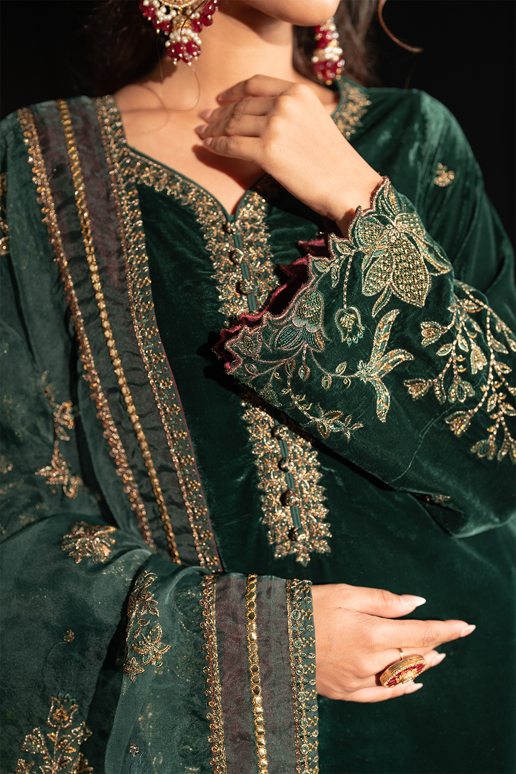 Iznik | Exclusive Velvet | IV-48 -  Iznik Formal - Original Designer Dress - House of Maryam