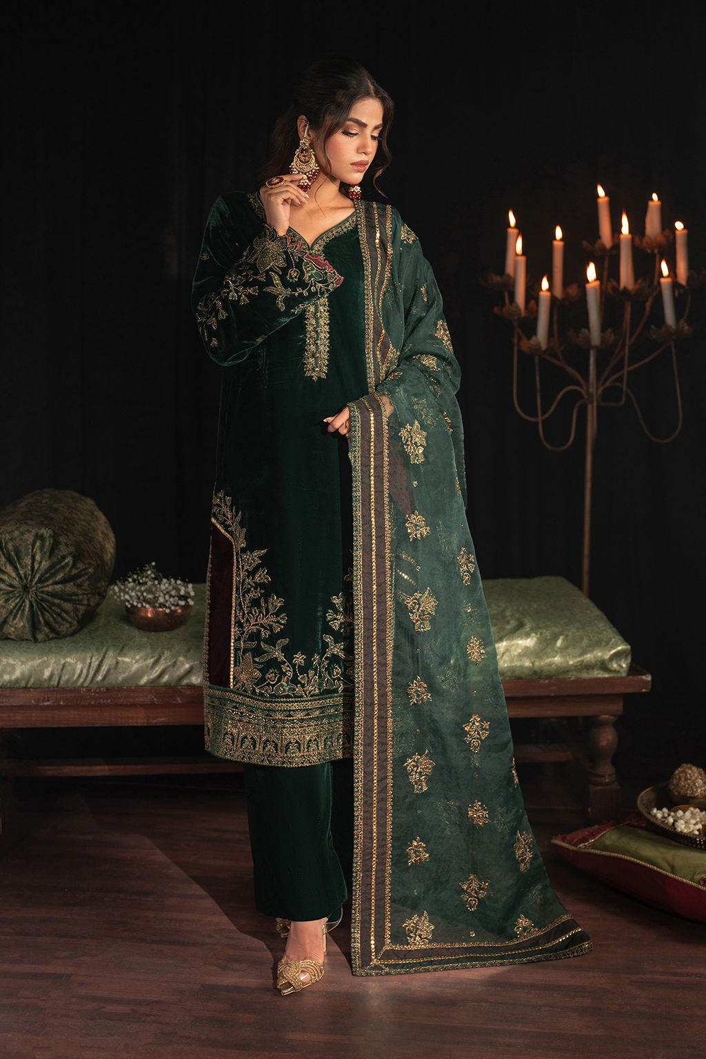 Iznik | Exclusive Velvet | IV-48 -  Iznik Formal - Original Designer Dress - House of Maryam