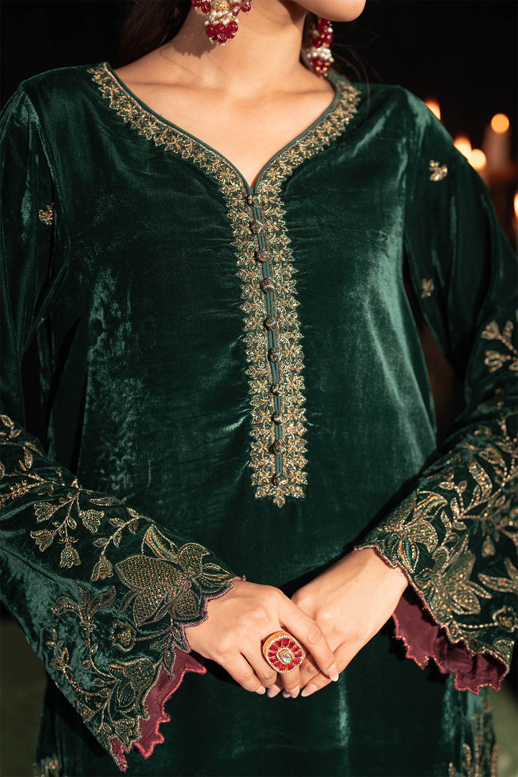 Iznik | Exclusive Velvet | IV-48 -  Iznik Formal - Original Designer Dress - House of Maryam