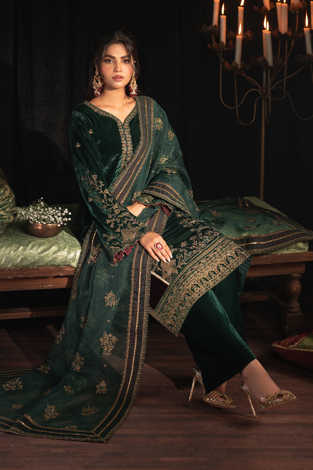 Iznik | Exclusive Velvet | IV-48 -  Iznik Formal - Original Designer Dress - House of Maryam