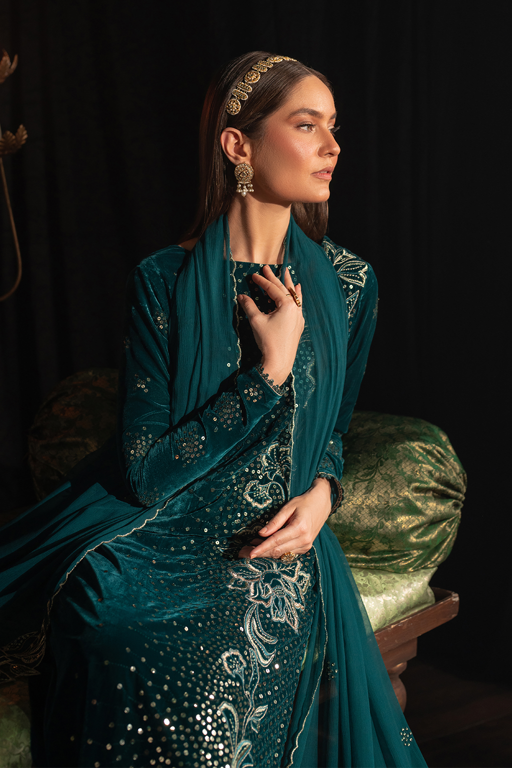 Iznik | Exclusive Velvet | IV-47 -  Iznik Ladies Clothes - Original Designer Dress - House of Maryam