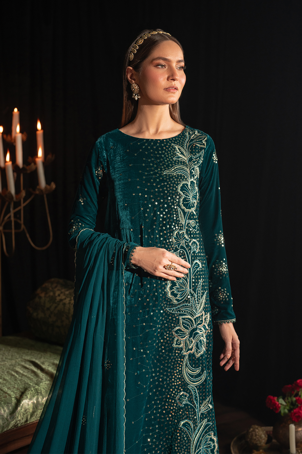 Iznik | Exclusive Velvet | IV-47 -  Iznik Ladies Clothes - Original Designer Dress - House of Maryam