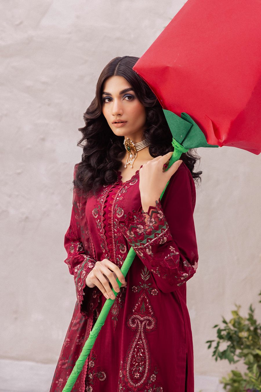 Iznik | Dahlia Embroidered Lawn | DL-01 -  Iznik Luxury - Original Designer Dress - House of Maryam