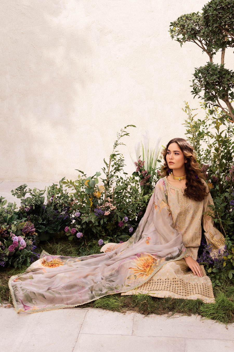 Iznik | Dahlia Embroidered Lawn | DL-03 -  Iznik Luxury - Original Designer Dress - House of Maryam