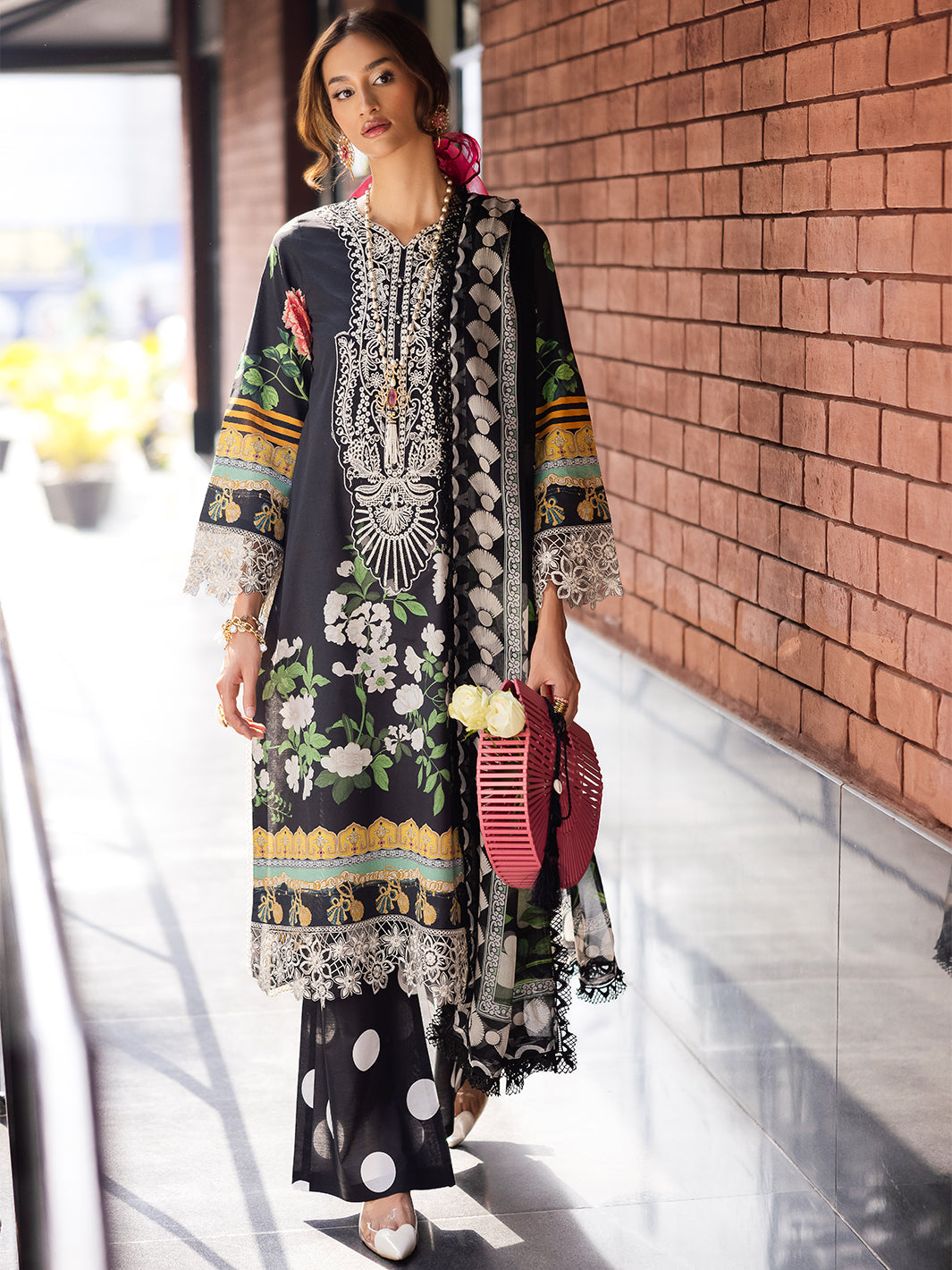 Mahnur | After Hours Luxury Lawn 25 | Jellybean Joy -  Mahnur Ladies Clothes - Original Designer Dress - House of Maryam