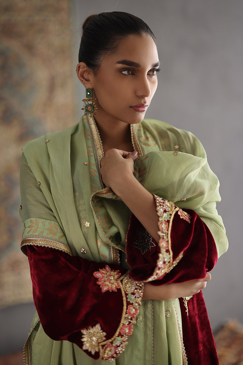 Sana Abbas | Velvet Formals | KARLA -  Sana Abbas Ladies Clothes - Original Designer Dress - House of Maryam