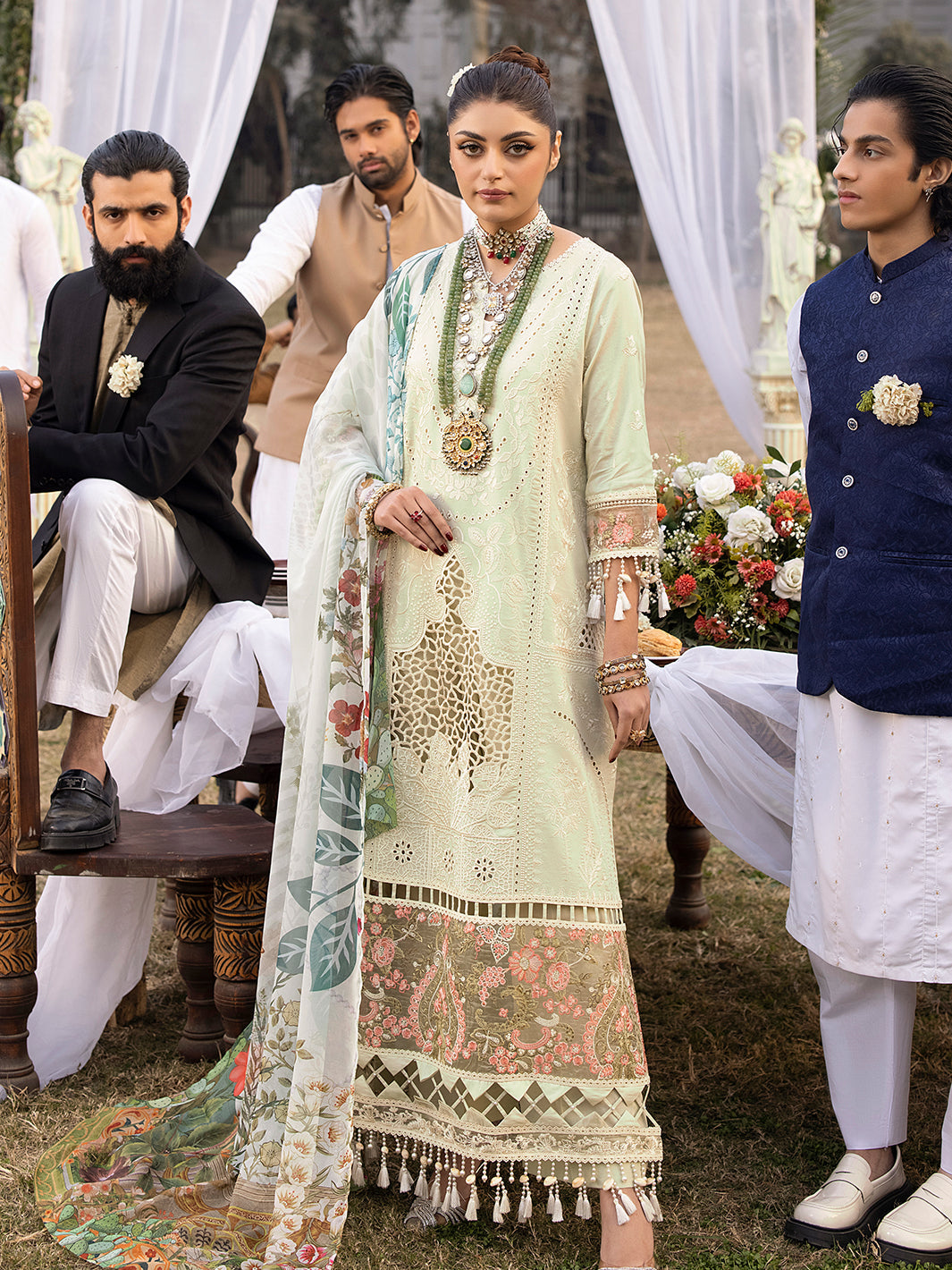 Mahnur | Mahrukh Luxury Lawn 24 | LILLY -  Mahnur Luxury - Original Designer Dress - House of Maryam