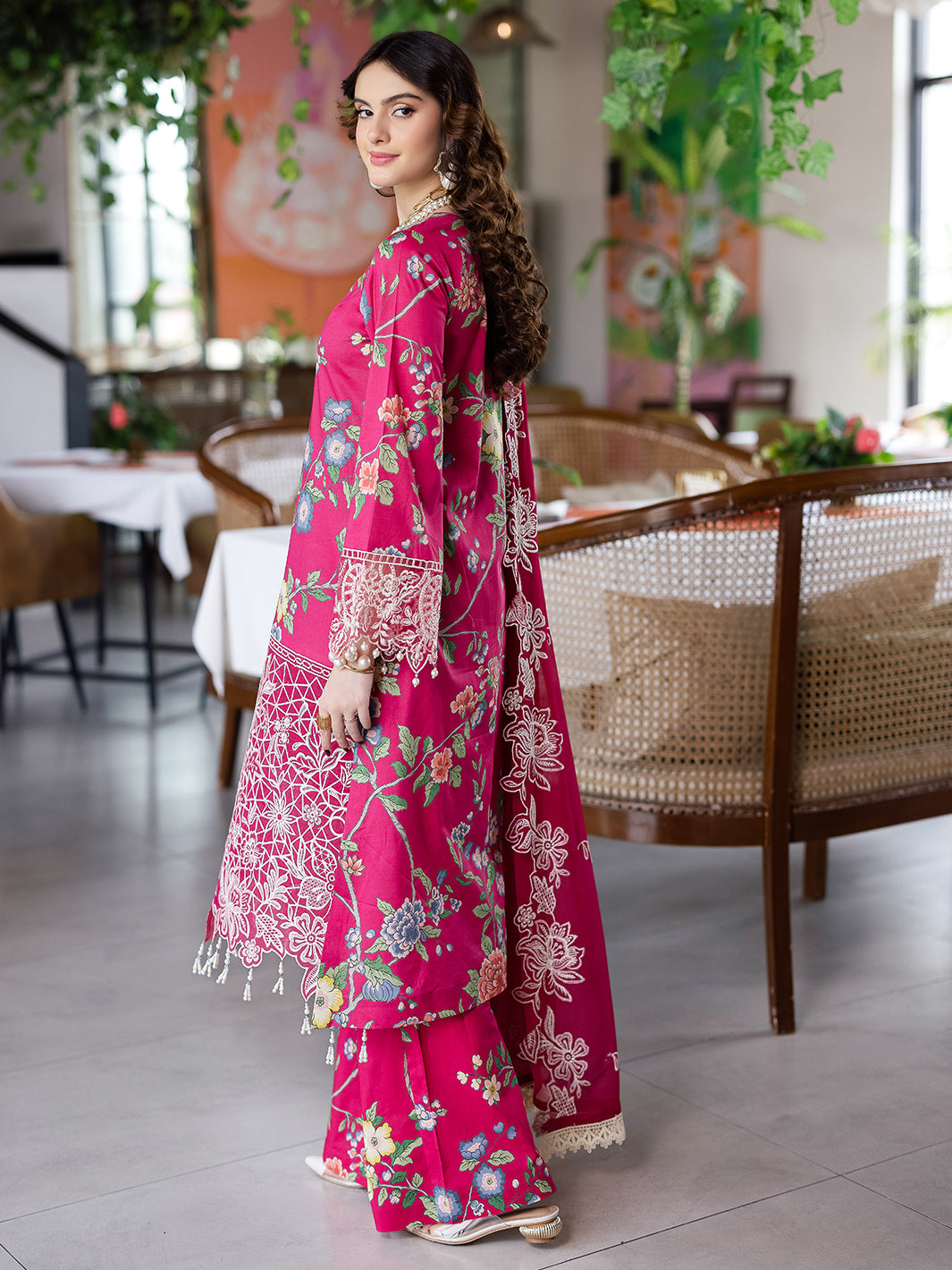 Mahnur | After Hours Luxury Lawn 25 | Laughter Lines -  Mahnur Ladies Clothes - Original Designer Dress - House of Maryam