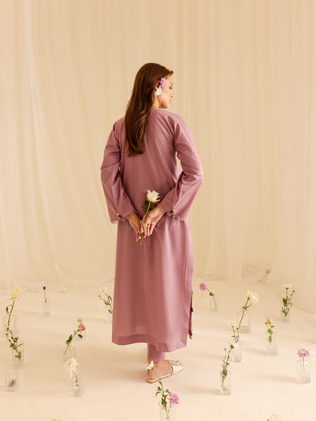 Mahnur | Petal Whispers Lawn Pret | Liliosa -  Mahnur Ladies Clothes - Original Designer Dress - House of Maryam