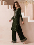 Lime Light | Velvet Pret | V-07 -  Lime Light Ladies Clothes - Original Designer Dress - House of Maryam