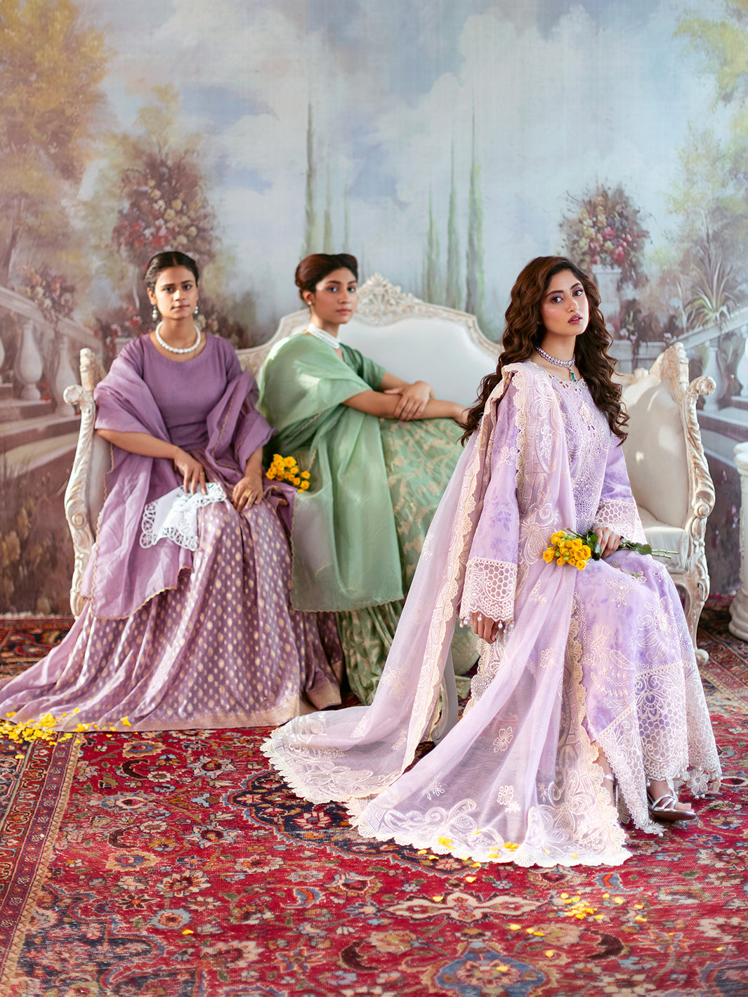 Mahnur | Sophie Luxury Lawn 25 | Lyrell -  Mahnur Ladies Clothes - Original Designer Dress - House of Maryam