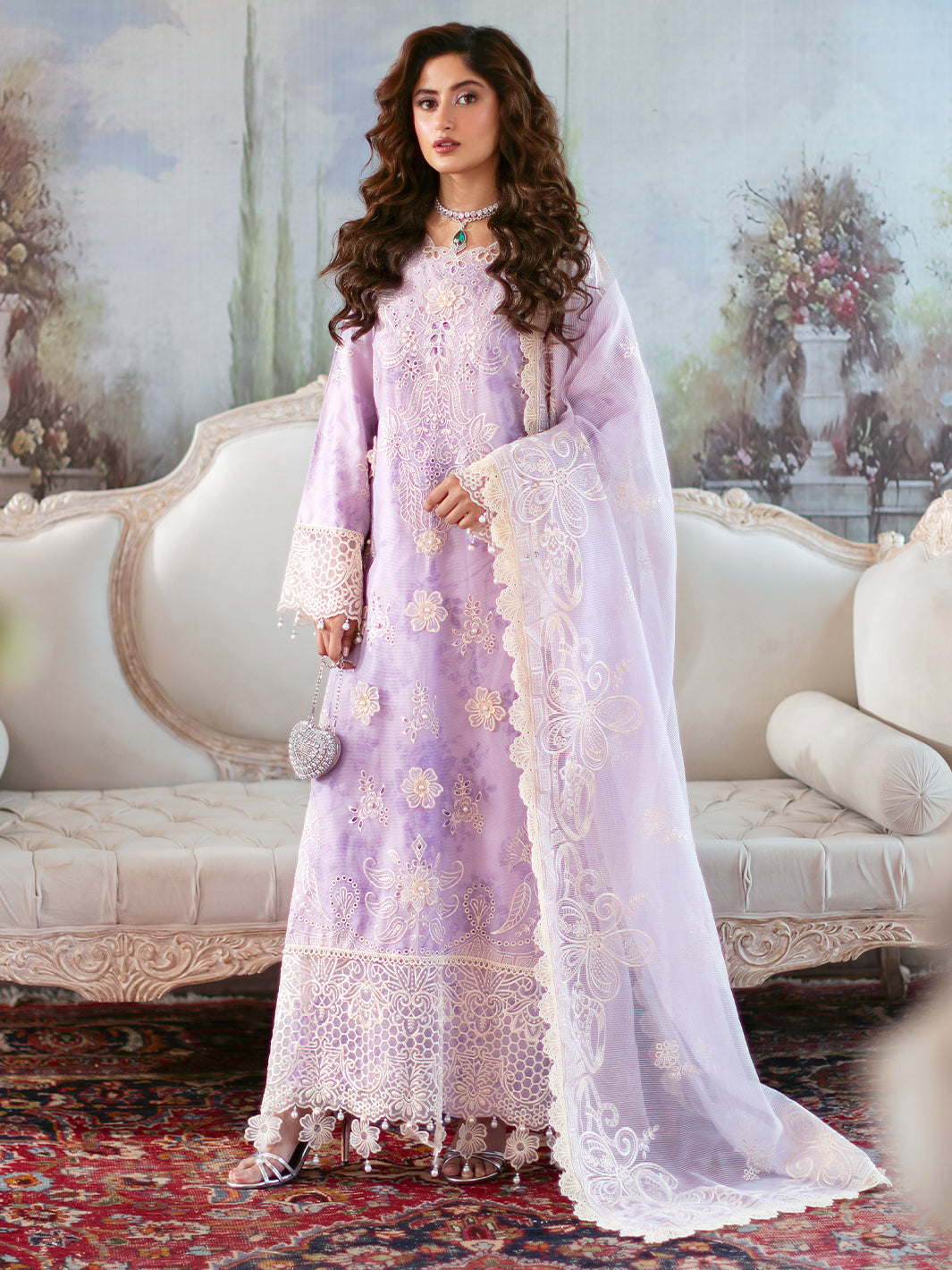 Mahnur | Sophie Luxury Lawn 25 | Lyrell -  Mahnur Ladies Clothes - Original Designer Dress - House of Maryam