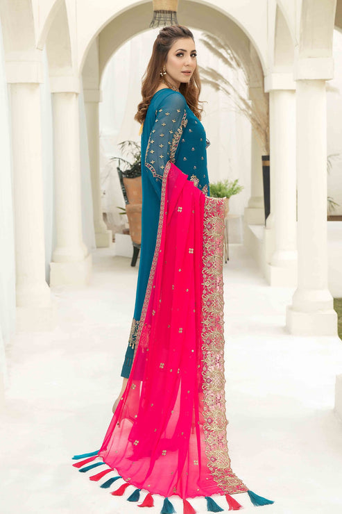 Imrozia Premium | Esta Bonita | M-17 Veridian Jade -  Imrozia Premium Formal - Original Designer Dress - House of Maryam