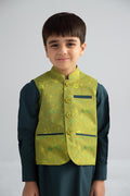 Maria B | Boys | 3 Piece - MBI-3P25-02 (Bottle Green) -  Maria B Kidswear Complete Suit - Original Designer Dress - House of Maryam