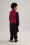 Maria B | Boys | 3 Piece - MBI-3P25-03 (Purple) -  Maria B Kidswear Complete Suit - Original Designer Dress - House of Maryam