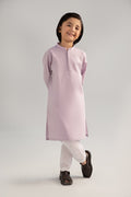 Maria B | Boys | Kurta - MBK-KR25-03 (Light Purple) -  Maria B Kidswear Kurtas - Original Designer Dress - House of Maryam