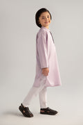 Maria B | Boys | Kurta - MBK-KR25-03 (Light Purple) -  Maria B Kidswear Kurtas - Original Designer Dress - House of Maryam