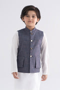 Maria B | Boys | Waistcoast - MBK-WC25-01 (Labradorite) -  Maria B Kidswear Waistcoats - Original Designer Dress - House of Maryam