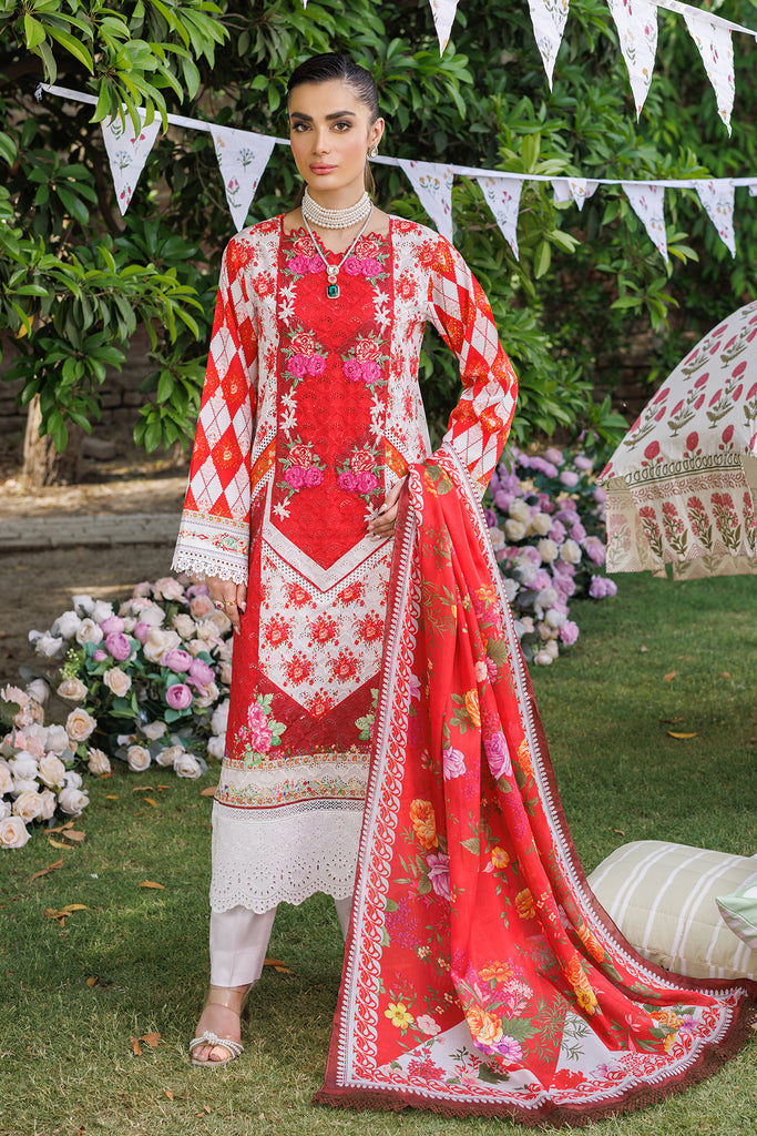 Rajbari | Exclusive Printkari 2024 | 1-B -  Rajbari Casuals - Original Designer Dress - House of Maryam
