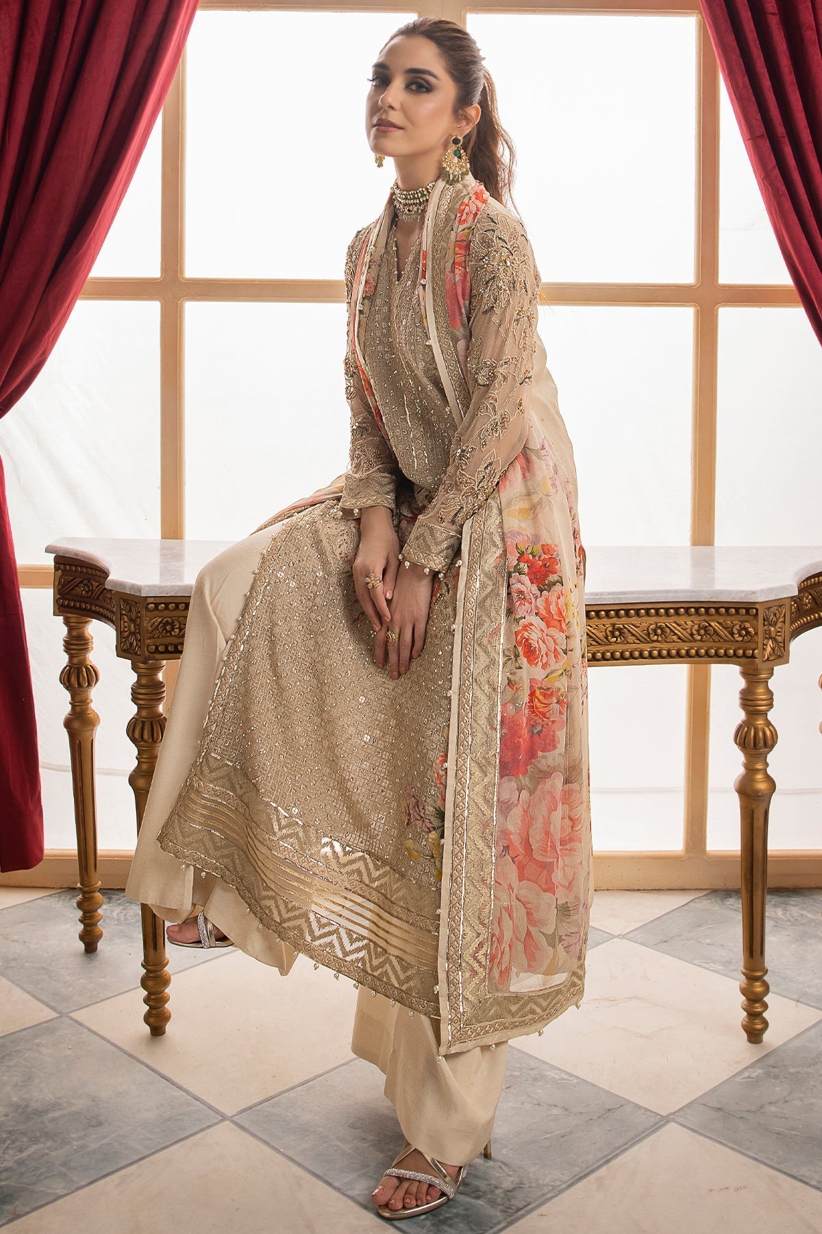 Charizma | Dastan e Jashan | DJW4-05 -  Charizma Formal - Original Designer Dress - House of Maryam
