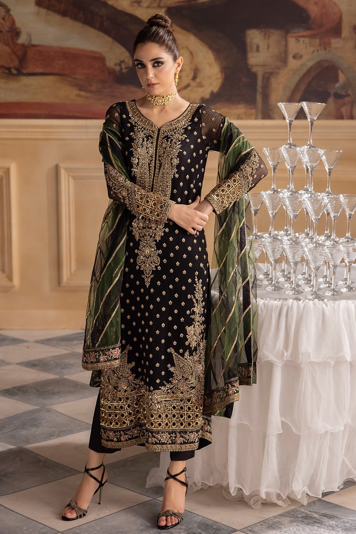 Charizma | Dastan e Jashan | DJW4-06 -  Charizma Formal - Original Designer Dress - House of Maryam
