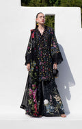 AJR Couture | Printakari Lawn 25 | Midnight Flora -  AJR Couture Ladies Clothes - Original Designer Dress - House of Maryam