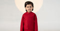 Maria B | Boys | MKB-SS24-11 (Red) -  Maria B Kidswear Complete Suit - Original Designer Dress - House of Maryam