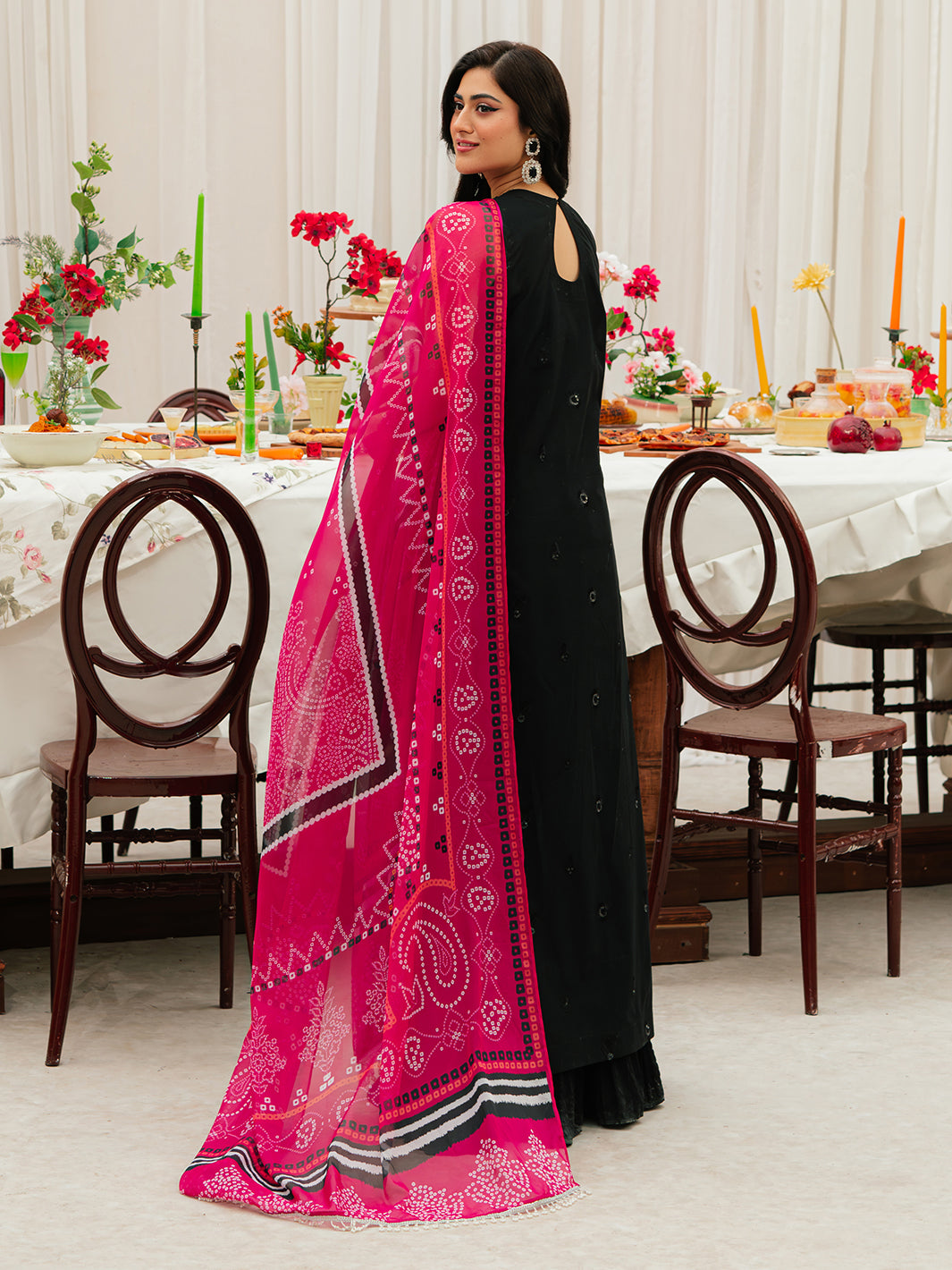 Mahnur | Allenura Luxury Lawn 24 | MOCHA -  Mahnur Luxury - Original Designer Dress - House of Maryam